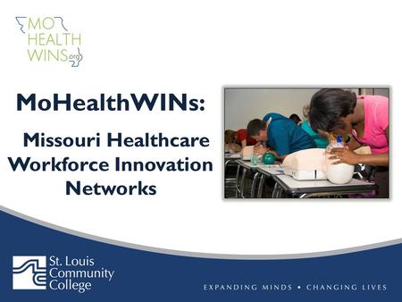 MoHealthWINs: Missouri Healthcare Workforce Innovation Networks.