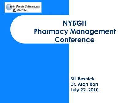 Pharmacy Management Conference