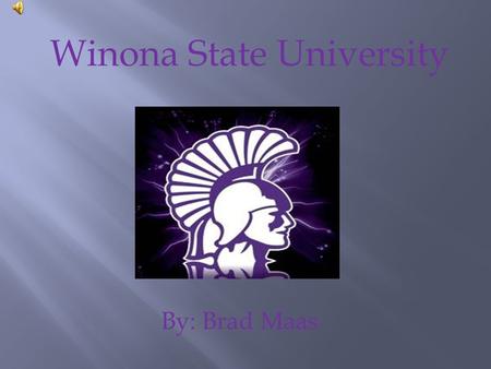 Winona State University By: Brad Maas. Average GPA (on 4.0 scale) 3.26 Percentage in top 50% of their high school class 76% Percentage in top 25%34% Percentage.
