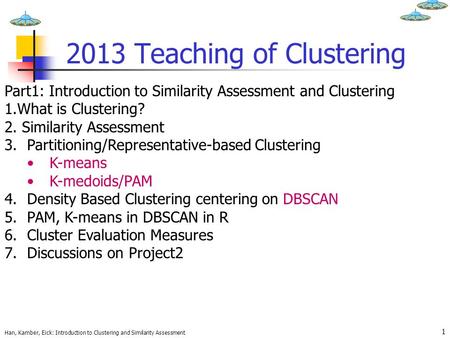 2013 Teaching of Clustering