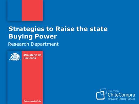Strategies to Raise the state Buying Power Research Department.