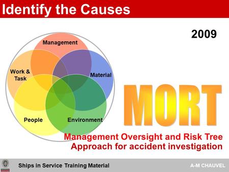 Identify the Causes 2009 MORT Management Oversight and Risk Tree