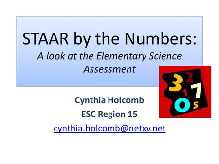STAAR by the Numbers: A look at the Elementary Science Assessment