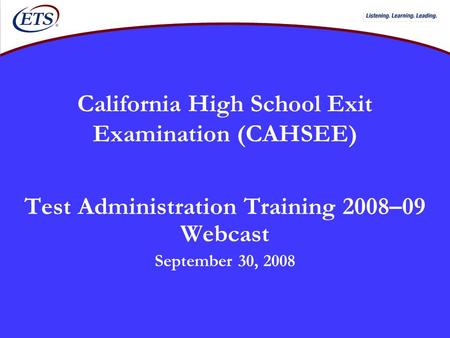 Conflicting Views of the California High School Exit Exam - Essay Example