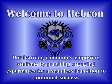 8 Credits per school year 4 courses in Fall 4 courses in Spring Hebron 9 th Grade Campus Accelerated Block Schedule.