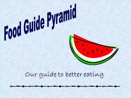 Our guide to better eating. Bread and Cereal Group 6-11 servings daily Serving Sizes Bread - 1 slice Cereal - 1 ounce Pasta cooked - 1/2 c Others Biscuits.