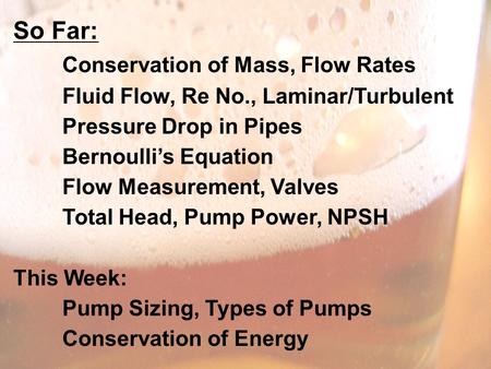 Conservation of Mass, Flow Rates