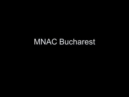 MNAC Bucharest. AURELIA MIHAI THE SOCIAL BEING OF TRUTH 03.06 - 30.08. 2009.