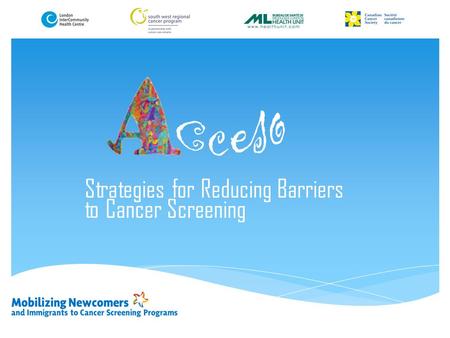 Strategies for Reducing Barriers to Cancer Screening.