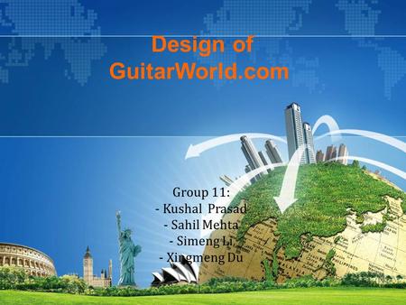 Design of GuitarWorld.com