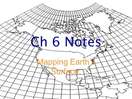 Mapping Earth’s Surface.
