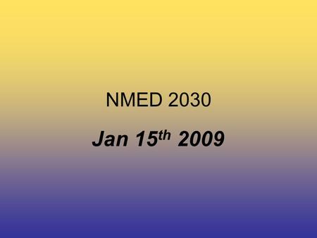 NMED 2030 Jan 15 th 2009. NMED 2030 Today’s Class… Finish Watching Citizen K ane (1941) Citizen Kane Analysis Scene Analysis.