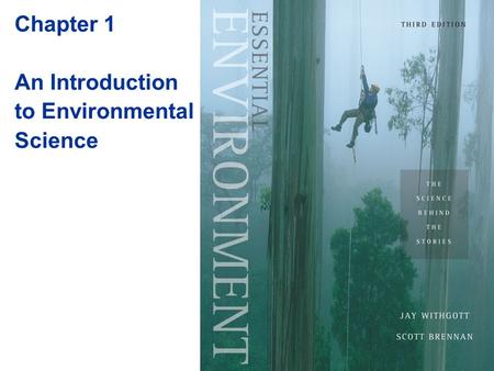 Chapter 1 An Introduction to Environmental Science