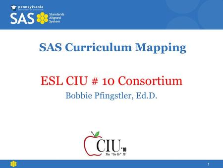 SAS Curriculum Mapping