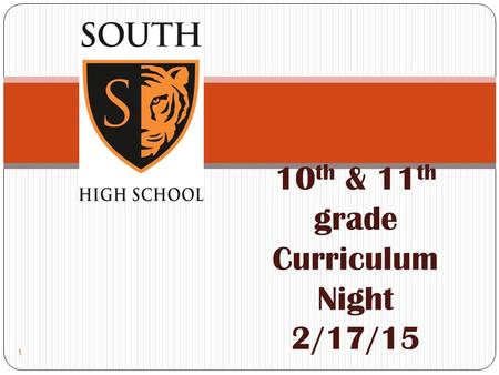 10 th & 11 th grade Curriculum Night 2/17/15 1. Your Counseling Team: 8/30/2015 2 Ms. Vertigan, T-Z, All Nations and AVID A-Z Ms. Lewis, J-M Ms. Rates,