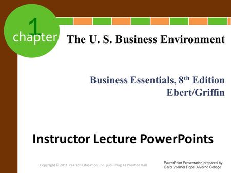 Instructor Lecture PowerPoints