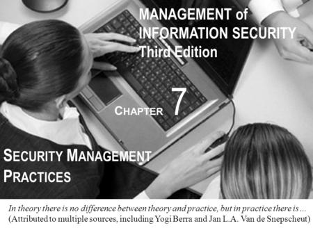 Security Management Practices