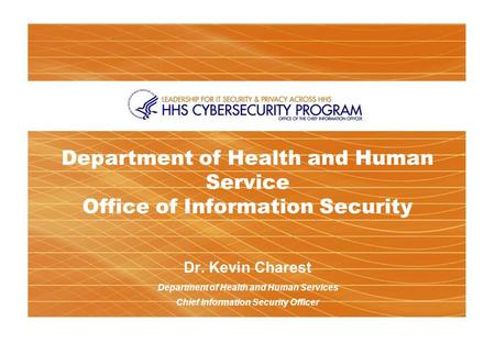Department of Health and Human Service Office of Information Security