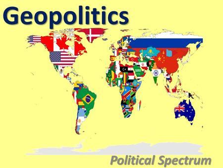 Geopolitics Political Spectrum. Internationalist Christian Lange.