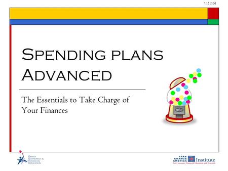 7.15.2.G1 The Essentials to Take Charge of Your Finances Spending plans Advanced.