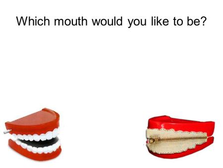Which mouth would you like to be?. Being a Student Observer You have a unique point of view on how you are taught, and we want to hear it! Do you want.