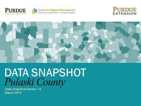 Data SnapShot Series 1.0 March 2015 DATA SNAPSHOT Pulaski County.