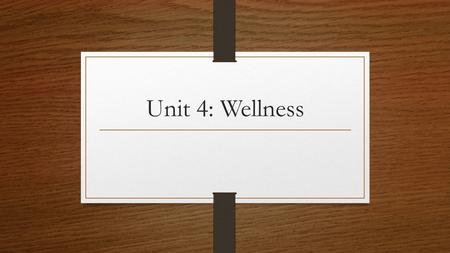 Unit 4: Wellness. Defense mechanisms, cross cultural behavior All people use defense mechanisms to help them feel more comfortable and to rationalize.