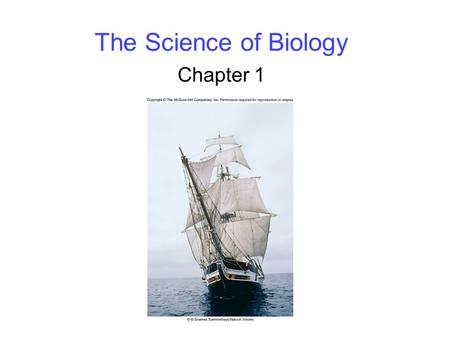 The Science of Biology Chapter 1. 2 Properties of Life Living organisms: – are composed of cells – are complex and ordered – respond to their environment.