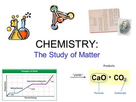CHEMISTRY: The Study of Matter