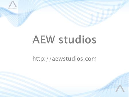 AEW studios  Who We Are We run a small IT-based business. We've been in business for 3½ years. Essentially the business is husband/wife.