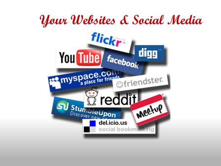 Your Websites & Social Media. Social Media Who uses social media? Small business owners/entrepreneurs People looking for work Government Nonprofits and.