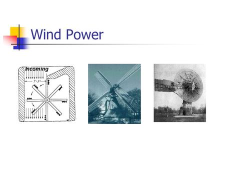 Wind Power. Wind Patterns Global winds Sea and land breezes Valley winds.