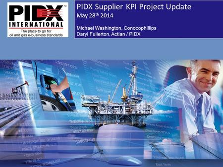 PIDX Supplier KPI Project Update