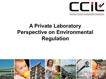 A Private Laboratory Perspective on Environmental Regulation.