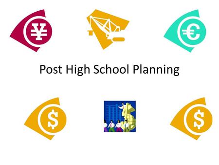 Post High School Planning What makes us successful? Is success a Choice? Is failure a Choice? What is the difference?