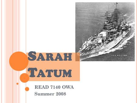 S ARAH T ATUM READ 7140 OWA Summer 2008. N ARRATIVE W RITING 5 TH G RADE Social Studies Japanese Attack on Pearl Harbor.