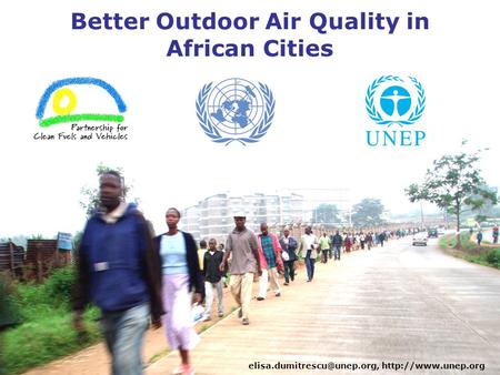 Better Outdoor Air Quality in African Cities
