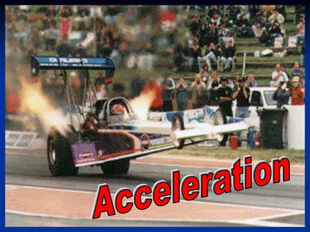 Bell Ringer Sports announcers will occasionally say that a person is accelerating if he/she is moving fast. Why is this not an accurate description of.