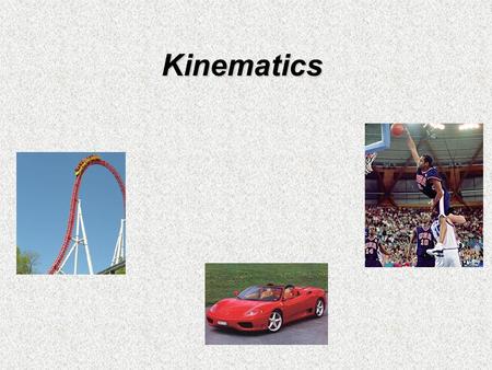 Kinematics. Relative Motion Motion is relative The same event, viewed from two different points of view, can yield two different measurements.