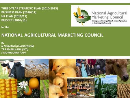 NATIONAL AGRICULTURAL MARKETING COUNCIL