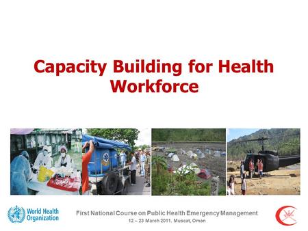 Capacity Building for Health Workforce