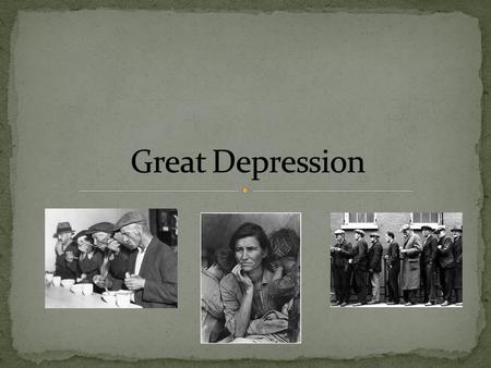 The Great Depression was a severe worldwide economic depression in the decade preceding World War II. The timing of the Great Depression varied across.