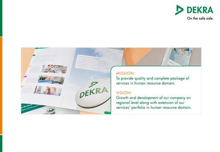 Pg. 2 © 2015 DEKRA DEKRA world wide DEKRA in the region DEKRA services DEKRA applications DEKRA in Croatia.