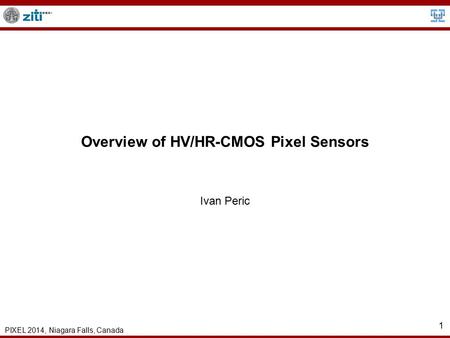 Overview of HV/HR-CMOS Pixel Sensors