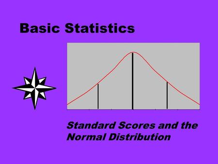 Basic Statistics Standard Scores and the Normal Distribution.