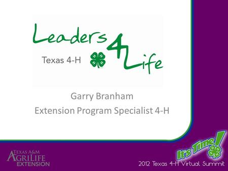 Garry Branham Extension Program Specialist 4-H. Why the Need? 254 Counties = 254 Methods Limited resources available Lacking parliamentary procedure skills.