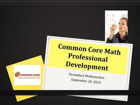 Common Core Math Professional Development