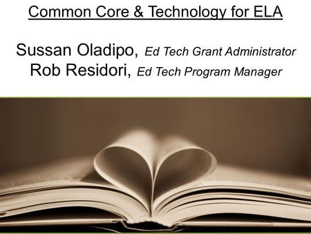 Sussan Oladipo, Ed Tech Grant Administrator