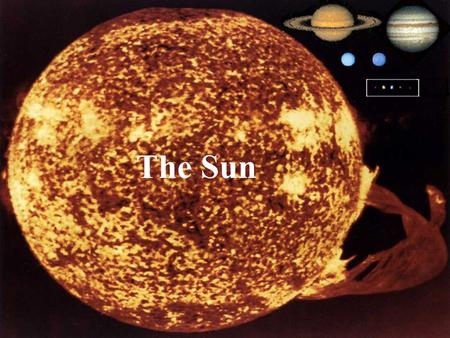 + The Sun. Sun Facts Makes life on our planet possible by giving us great amounts of light and heat Contains about 98% of the mass of the entire Solar.