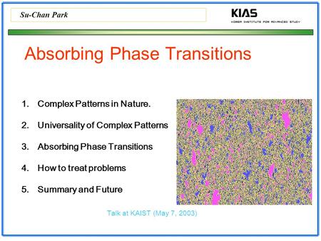 Absorbing Phase Transitions